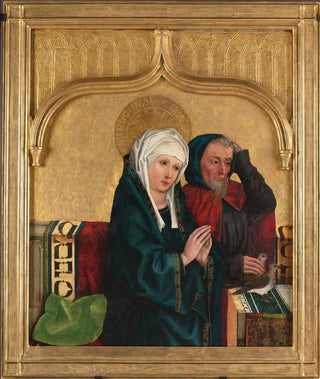 Hans Pleydenwurff - The presentation of Christ in the temple part of the wing panel.webp