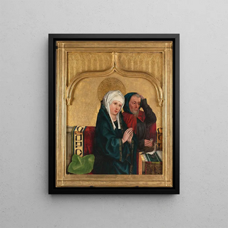 Hans Pleydenwurff - The presentation of Christ in the temple part of the wing panel.webp