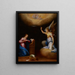 Anunciación - Hans Rottenhammer — cuadro enmarcado en la pared