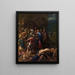 El beso de Judas - Hans Rottenhammer — cuadro enmarcado en la pared