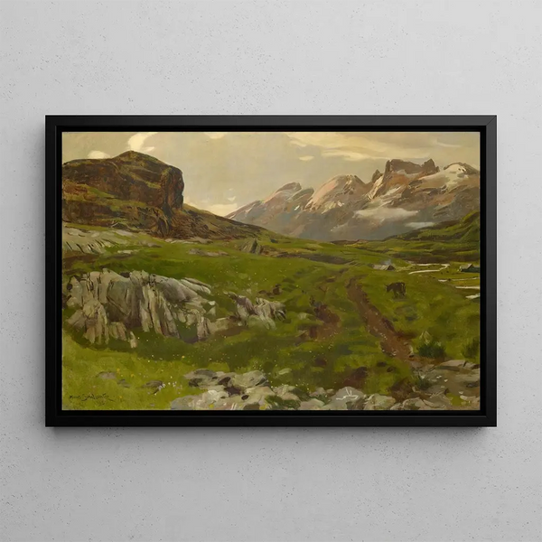 Hans Sandreuter - View from Frutt toward the Titlis.webp