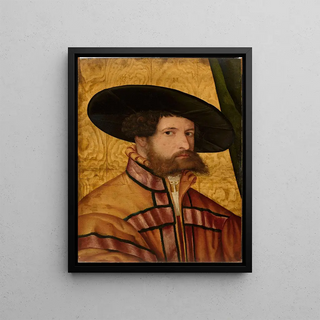Hans Schpfer the Elder - Portrait of a man in a hat.webp
