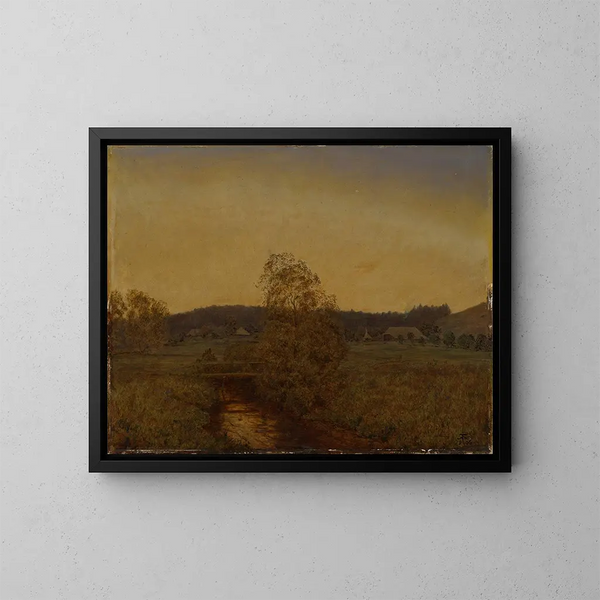 L'étoile du soir - Hans Thoma — cuadro enmarcado en la pared