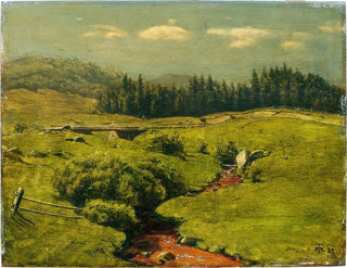 El arroyo marrón - Hans Thoma — vista de la obra
