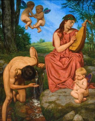 Hans Thoma - Die Quelle The Spring.webp