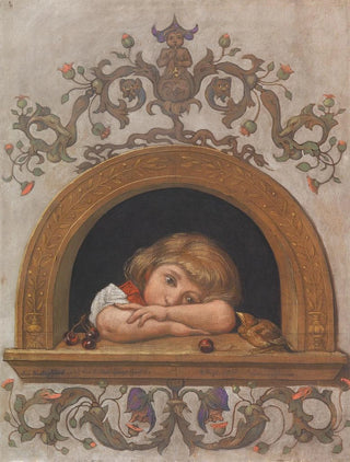 Hans Thoma - Ella am halbrunden Fenster.webp