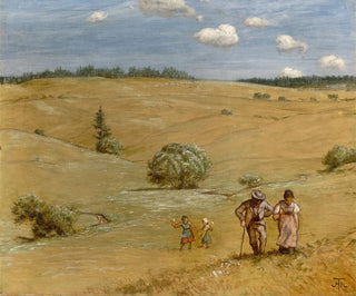 Paisaje ondulado - Hans Thoma — vista de la obra