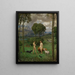 Paradise - Hans Thoma — framed artwork on a wall