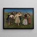 Ronda de niños - Hans Thoma — cuadro enmarcado en la pared