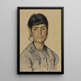 Hans Thoma - Portrait of a young Neapolitan woman.webp