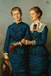 Retrato de las dos hijas de la familia Haag - Hans Thoma — vista de la obra