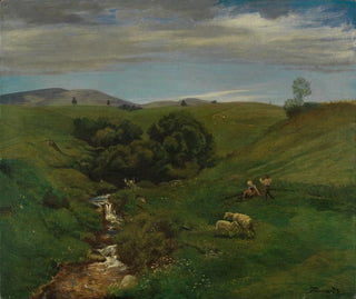 Prairie de la Forêt-Noire - Hans Thoma — vista de la obra