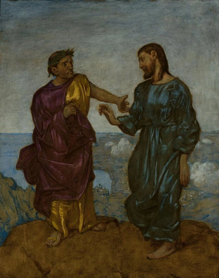 Hans Thoma - Temptation of Christ.webp
