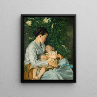 Hans Thoma - Under the elder bush.webp