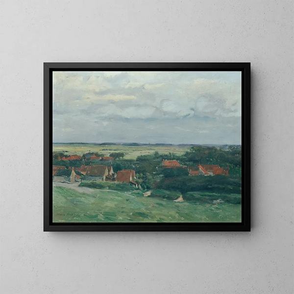 Paisaje holandés - Hans Tichy — cuadro enmarcado en la pared