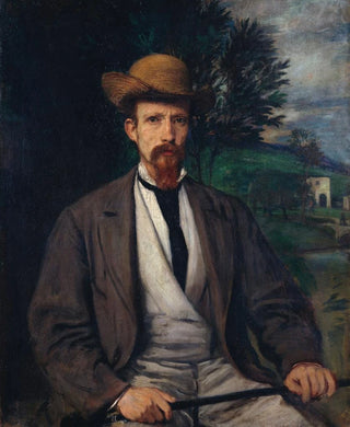 Hans Von Mares - SelfPortrait with Yellow Hat.webp