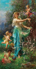 An Allegory of Spring with Cupid - Hans Zatzka — artwork view