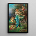 An Allegory of Spring with Cupid - Hans Zatzka — framed artwork on a wall