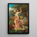 an allegory of summer with messengers of love - Hans Zatzka — framed artwork on a wall