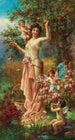 an allegory of summer with messengers of love - Hans Zatzka — artwork view