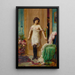 The Temptation - Hans Zatzka — framed artwork on a wall