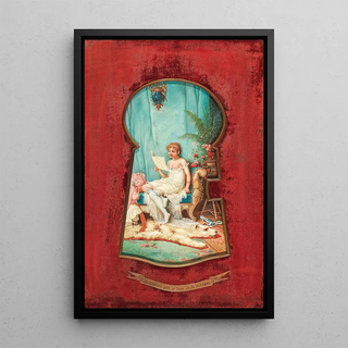 Hans Zatzka - Durchs Schlsselloch geschaut.webp