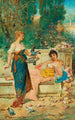 Horas de ocio - Hans Zatzka — vista de la obra