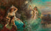 Ninfas al amanecer - Hans Zatzka — vista de la obra