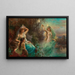 Ninfas al amanecer - Hans Zatzka — cuadro enmarcado en la pared