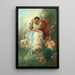 Serment d'amour - Hans Zatzka — cuadro enmarcado en la pared