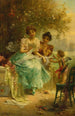 La carta de amor - Hans Zatzka — vista de la obra
