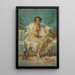 L'Odalisque - Hans Zatzka — cuadro enmarcado en la pared