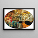 The painter's palette - Hans Zatzka — framed artwork on a wall