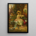 Pensando en él - Hans Zatzka — cuadro enmarcado en la pared