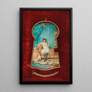 Hans Zatzka - Un Regard Par Le Trou De La Serrure.webp