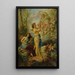 Venus with Putti and Servants - Hans Zatzka — framed artwork on a wall