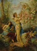 Venus with Putti and Servants - Hans Zatzka — artwork view
