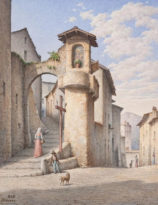 Harald Conrad Stilling - Gade i Subiaco.webp
