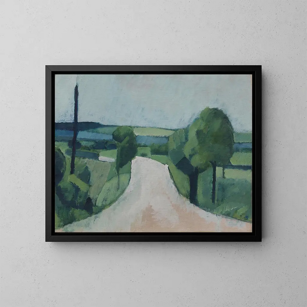 la ruta cerca de Fborg en Funen - Harald Giersing — cuadro enmarcado en la pared