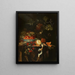 Fruit Still Life with a Chinese Porcelain Bowl and Strawberries - Harmen Loeding — framed artwork on a wall