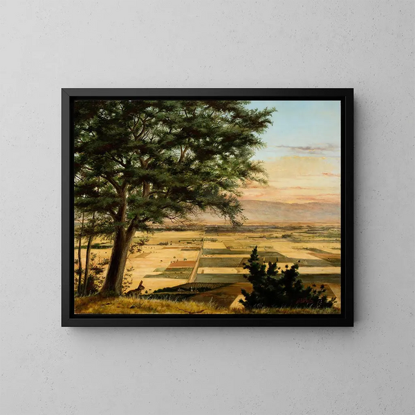 Valle de Santa Clara - Harold G Peelor — cuadro enmarcado en la pared