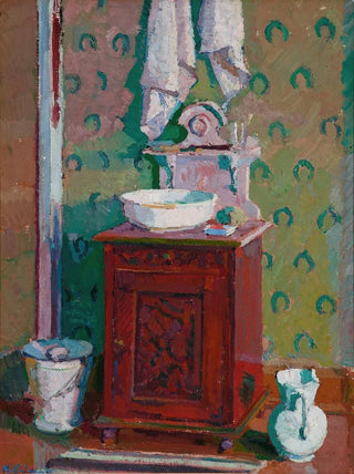Harold Gilman - Interior with a washstand.webp