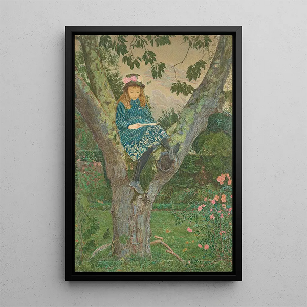 La servante du cerisier - Harold Rathbone — framed artwork on a wall