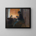 A la luz de la lámpara - Harriet Backer — cuadro enmarcado en la pared
