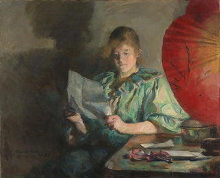 Interior de la tarde - Harriet Backer — vista de la obra