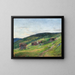 Paisaje Eggeda - Harriet Backer — cuadro enmarcado en la pared