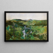 Landscape Painting of Foldalen - Harriet Backer — framed artwork on a wall