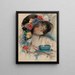Té de la tarde - Harrison Fisher — cuadro enmarcado en la pared