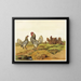 Gold and silver Bantams Painting - Harrison Weir — framed artwork on a wall