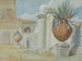 Villa Massimi, porte de Rome flanked by palm trees in large terracotta jars - Harry John Johnson — artwork view